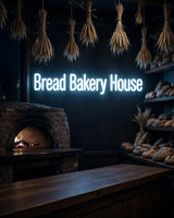 Bread Bakery House · LED Neon — Weiß
