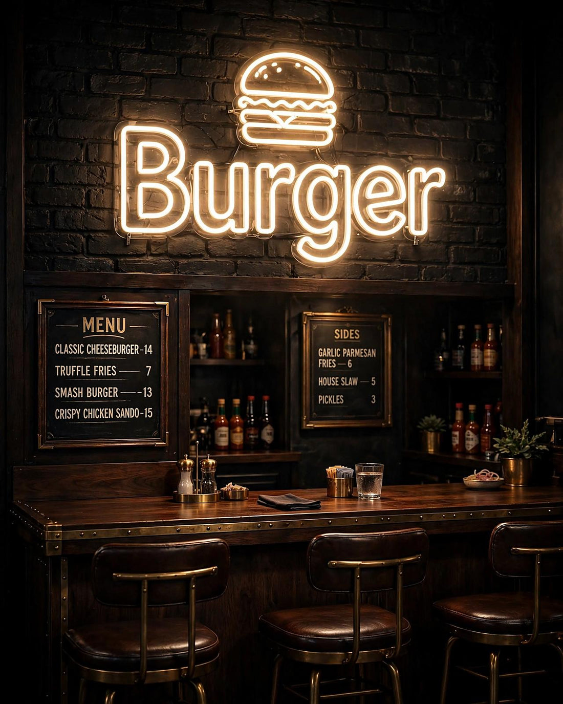 Burger · LED Neon