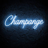 Champange · LED Neon — Blau