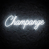 Champange · LED Neon — Weiß