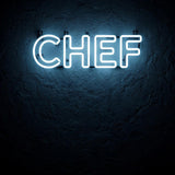 Chef · LED Neon — Weiß