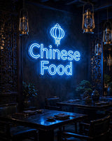 Chinese Food · LED Neon — Blau