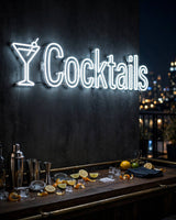 Cocktails · LED Neon — Weiß