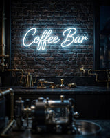 Coffee Bar · LED Neon — Weiß