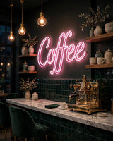 Coffee · LED Neon — Pink