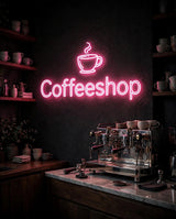 Coffeeshop · LED Neon — Pink