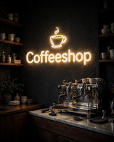Coffeeshop · LED Neon — Warmweiß