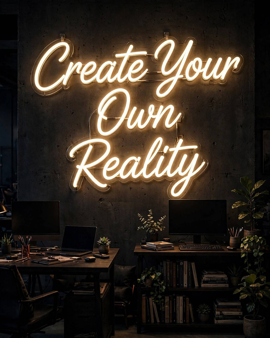 Create Your Own Reality · LED Neon