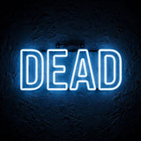 Dead · LED Neon — Blau