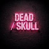 Dead Skull · LED Neon — Pink