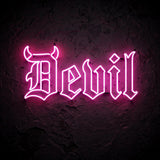 Devil · LED Neon — Pink