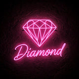 Diamond · LED Neon — Pink