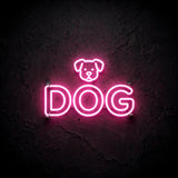 Dog · LED Neon — Pink