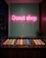 Donut shop · LED Neon — Pink