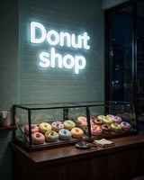Donut shop · LED Neon — Weiß