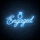 Engaged · LED Neon — Blau