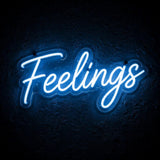 Feelings · LED Neon — Blau
