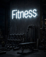 Fitness · LED Neon — Weiß