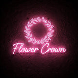 Flower Crown · LED Neon — Pink