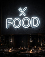Food · LED Neon — Weiß