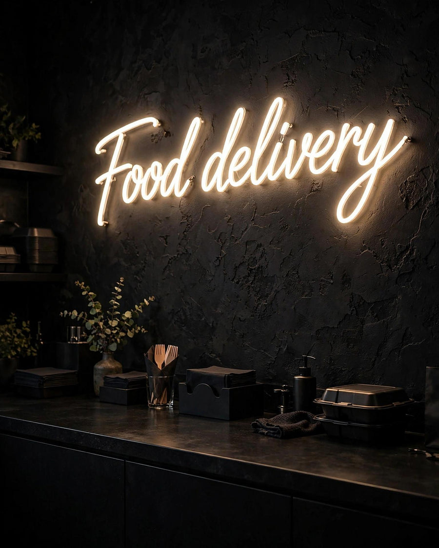 Food delivery · LED Neon