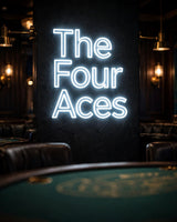 The Four Aces · LED Neon — Weiß