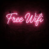 Free Wifi · LED Neon — Pink