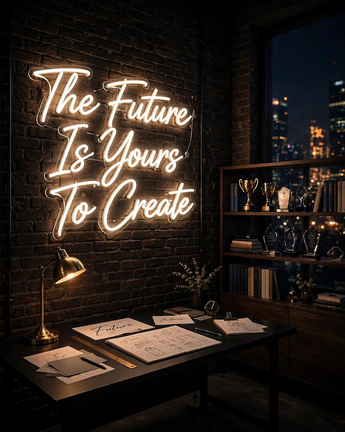 The Future Is Yours To Create · LED Neon