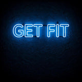 GET FIT · LED Neon — Blau