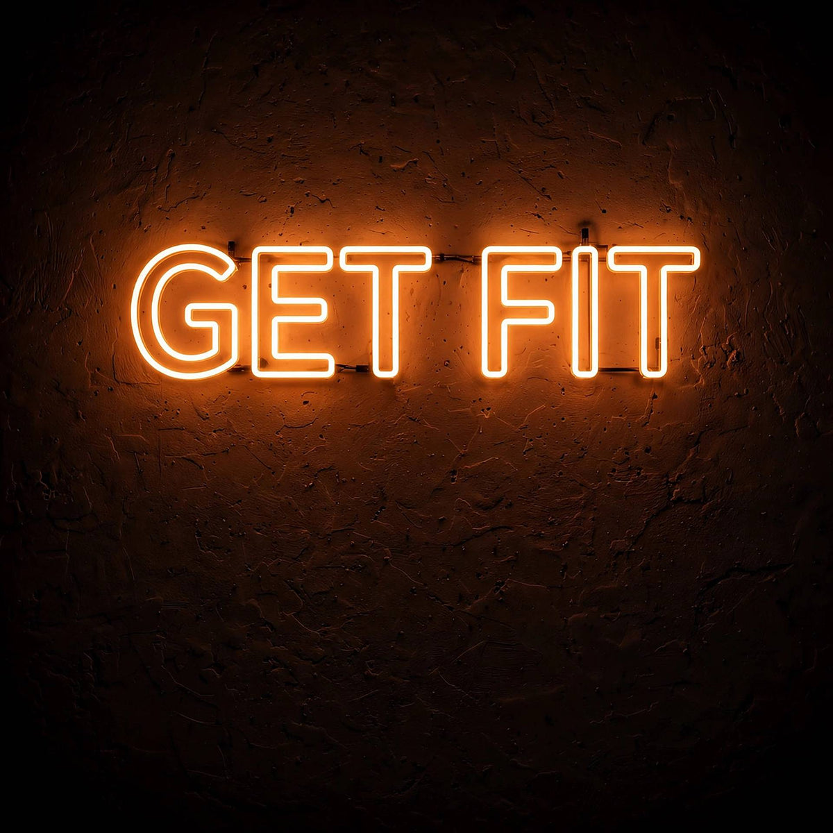 GET FIT · LED Neon — Warmweiß