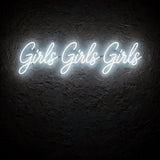 Girls Girls Girls · LED Neon — Weiß
