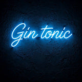 Gin tonic · LED Neon — Blau