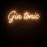Gin tonic · LED Neon — Warmweiß