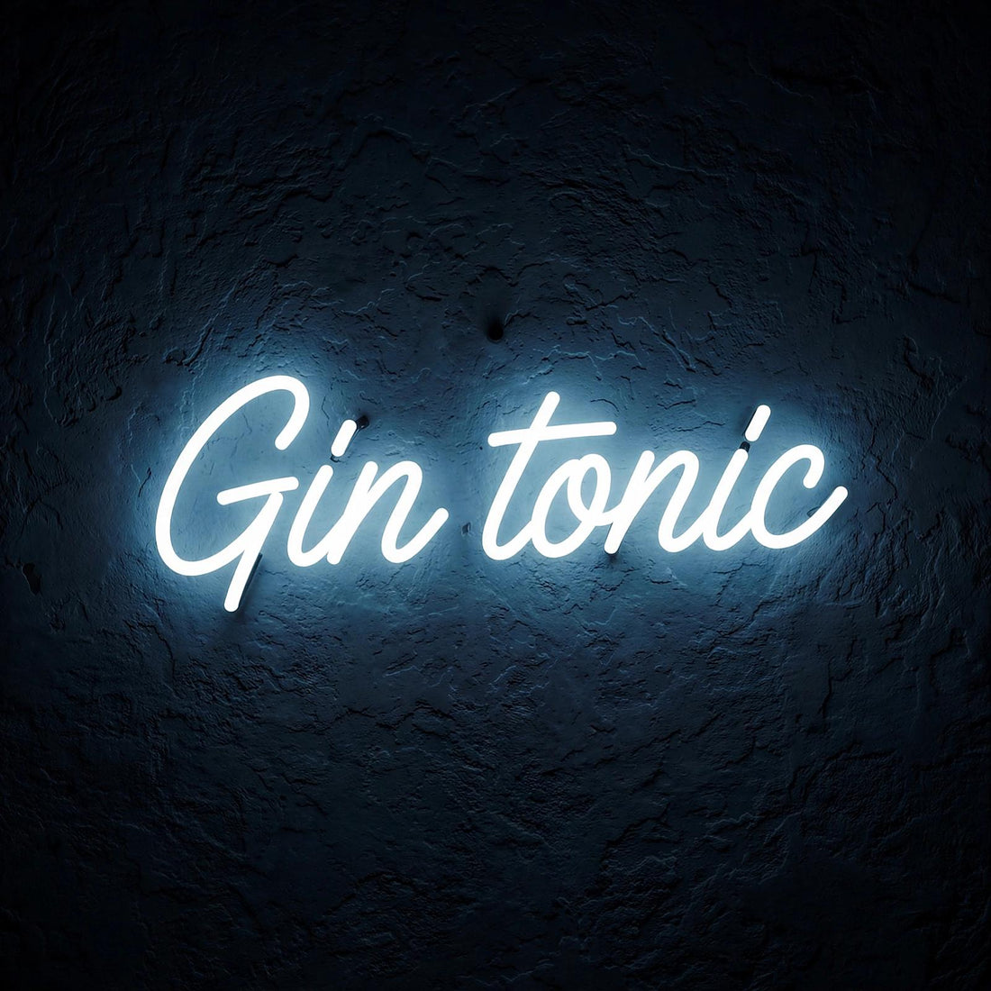 Gin tonic · LED Neon — Weiß