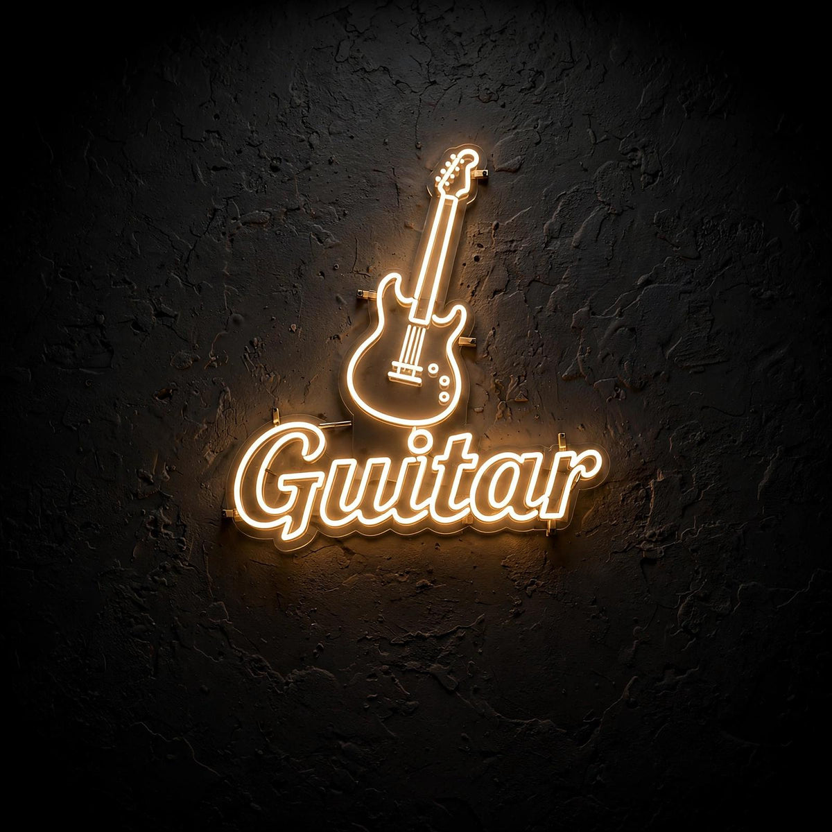 Guitar · LED Neon — Warmweiß