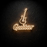 Guitar · LED Neon — Warmweiß