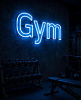 Gym · LED Neon — Blau