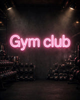 Gym club · LED Neon — Pink