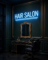 Hair salon · LED Neon — Blau
