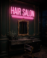 Hair salon · LED Neon — Pink