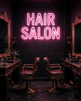 Hair salon · LED Neon — Pink