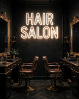 Hair salon · LED Neon — Warmweiß