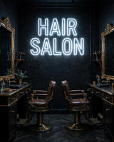 Hair salon · LED Neon — Weiß