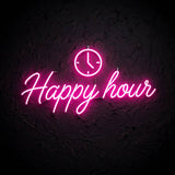 Happy hour · LED Neon — Pink