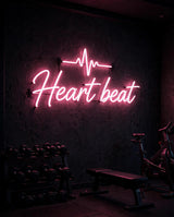 Heart beat · LED Neon — Pink