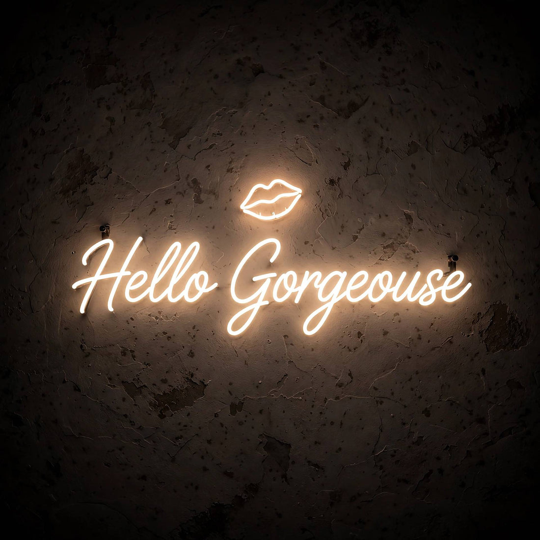 Hello Gorgeouse · LED Neon