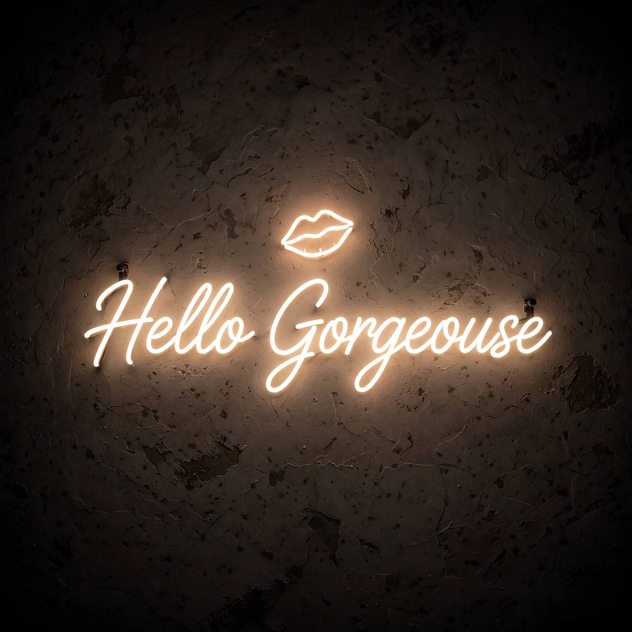 Hello Gorgeouse · LED Neon