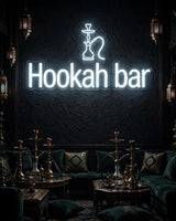 Hookah bar · LED Neon — Weiß