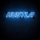 Hustla · LED Neon — Blau