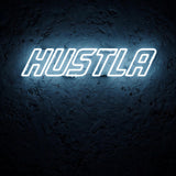 Hustla · LED Neon — Weiß